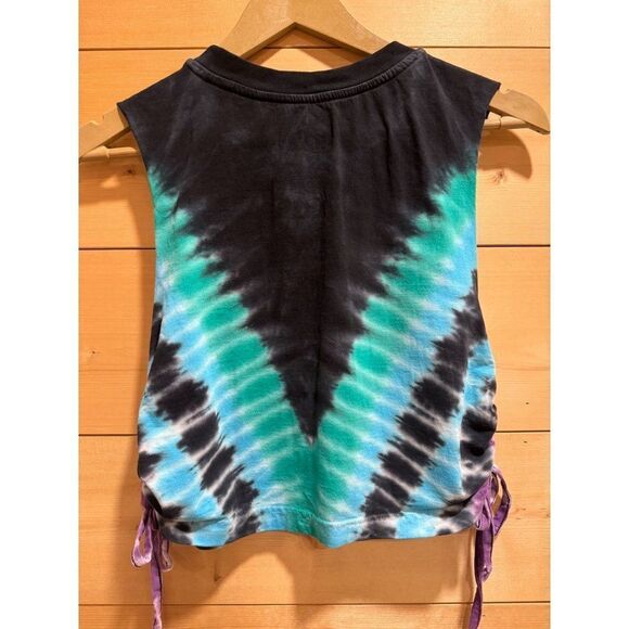 Power Rangers Tie Dye Cropped Tank Women's Small - Picture 6 of 6